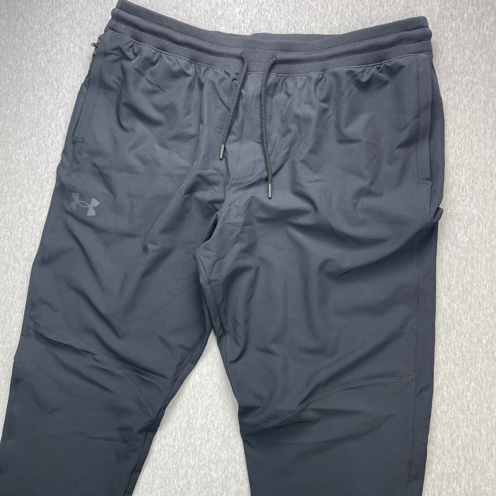 Under Armour Jogger Mens 2XL Sportstyle Elite Black Fitted NEW 1374658